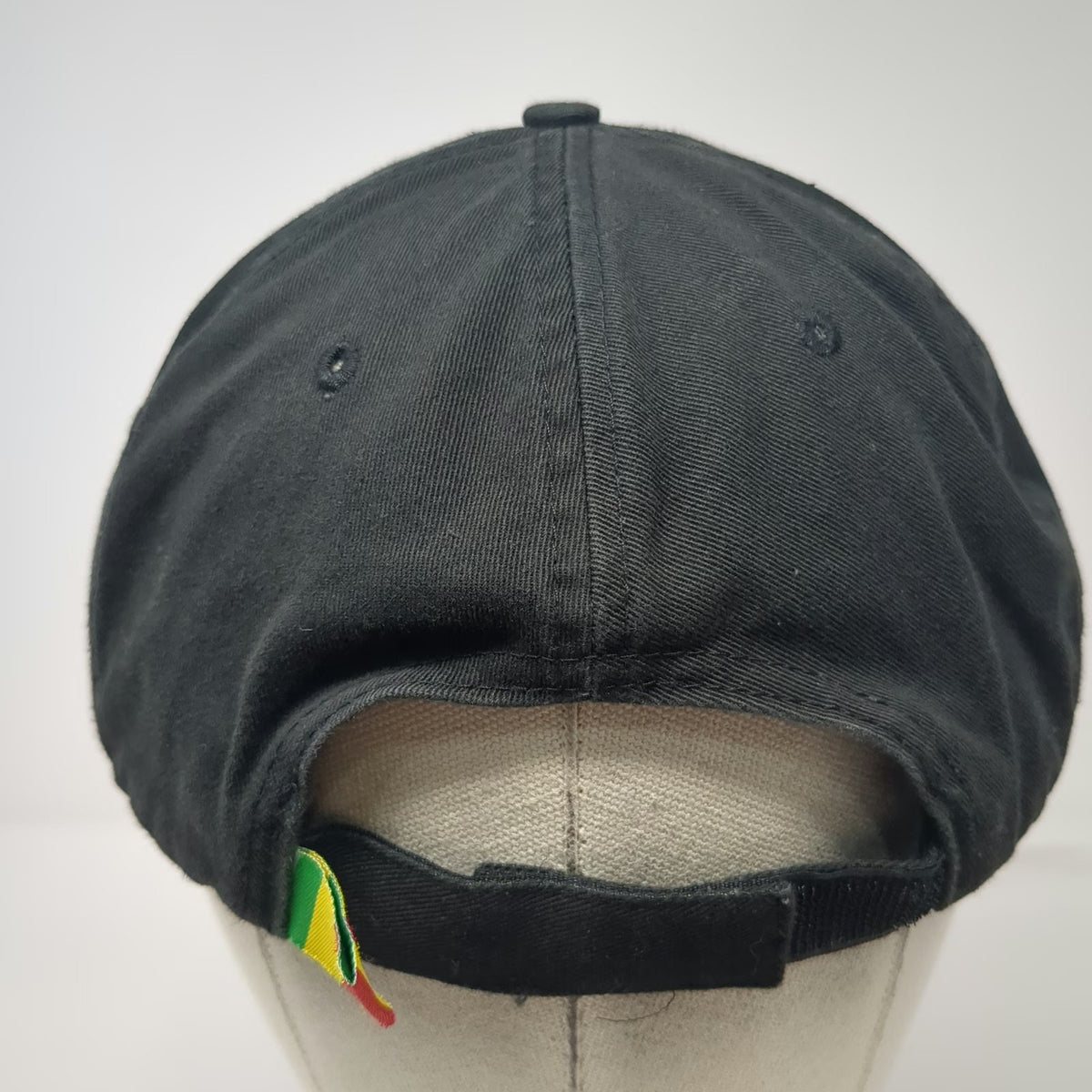 Baseball Cap Black One Size Strapback Vietnam Wall American Flag Memorial Hat