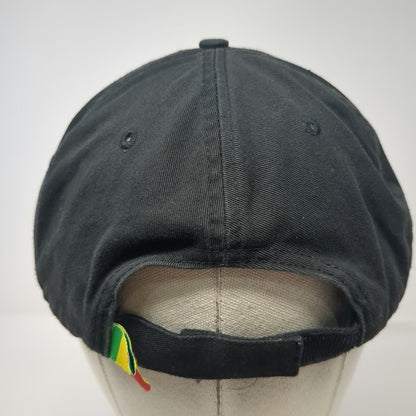 Baseball Cap Black One Size Strapback Vietnam Wall American Flag Memorial Hat