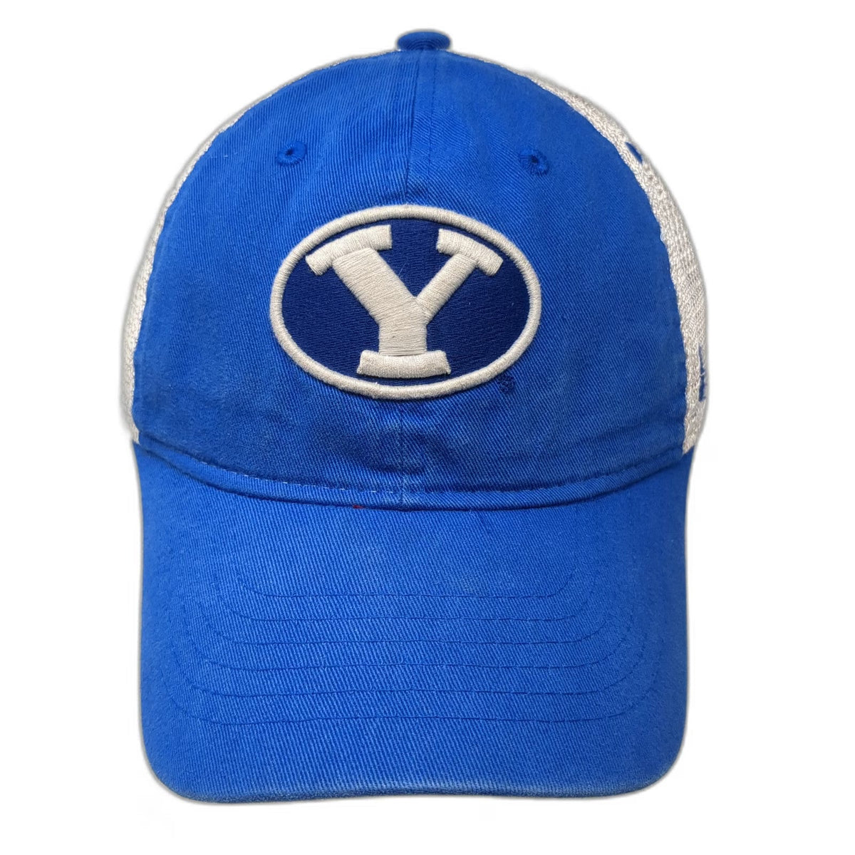 Zephyr BYU Cougars NCAA Blue One Size Trucker Hat Mesh Back Snapback Embroidered