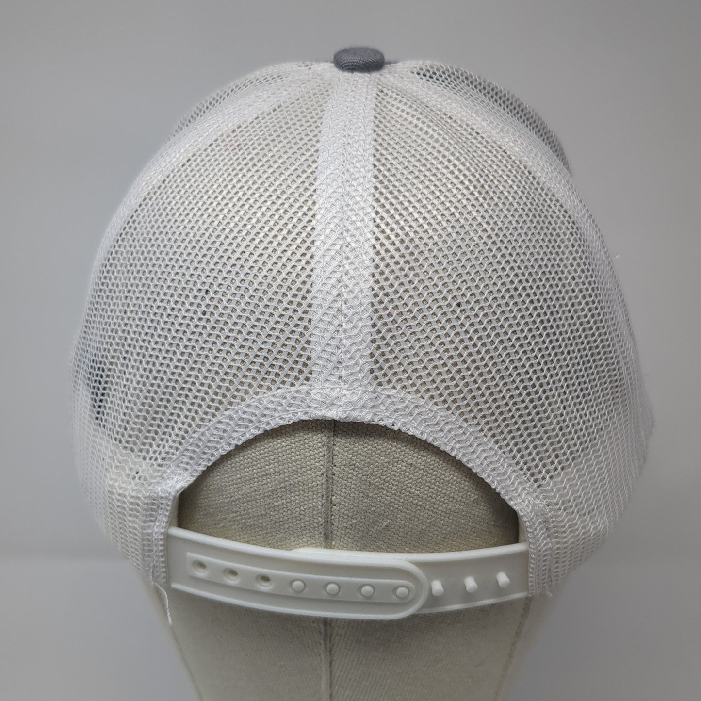 Winter Snapback Mesh Back Trucker Hat Gray One Size Port Authority