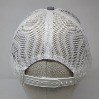 Winter Snapback Mesh Back Trucker Hat Gray One Size Port Authority