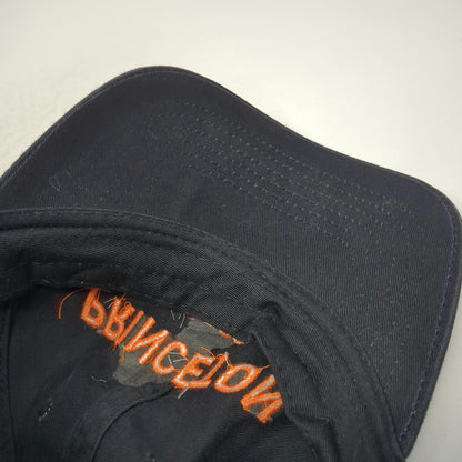 Princeton Tigers NCAA Legacy Cap Black Orange One Size Adjustable Slideback Brim