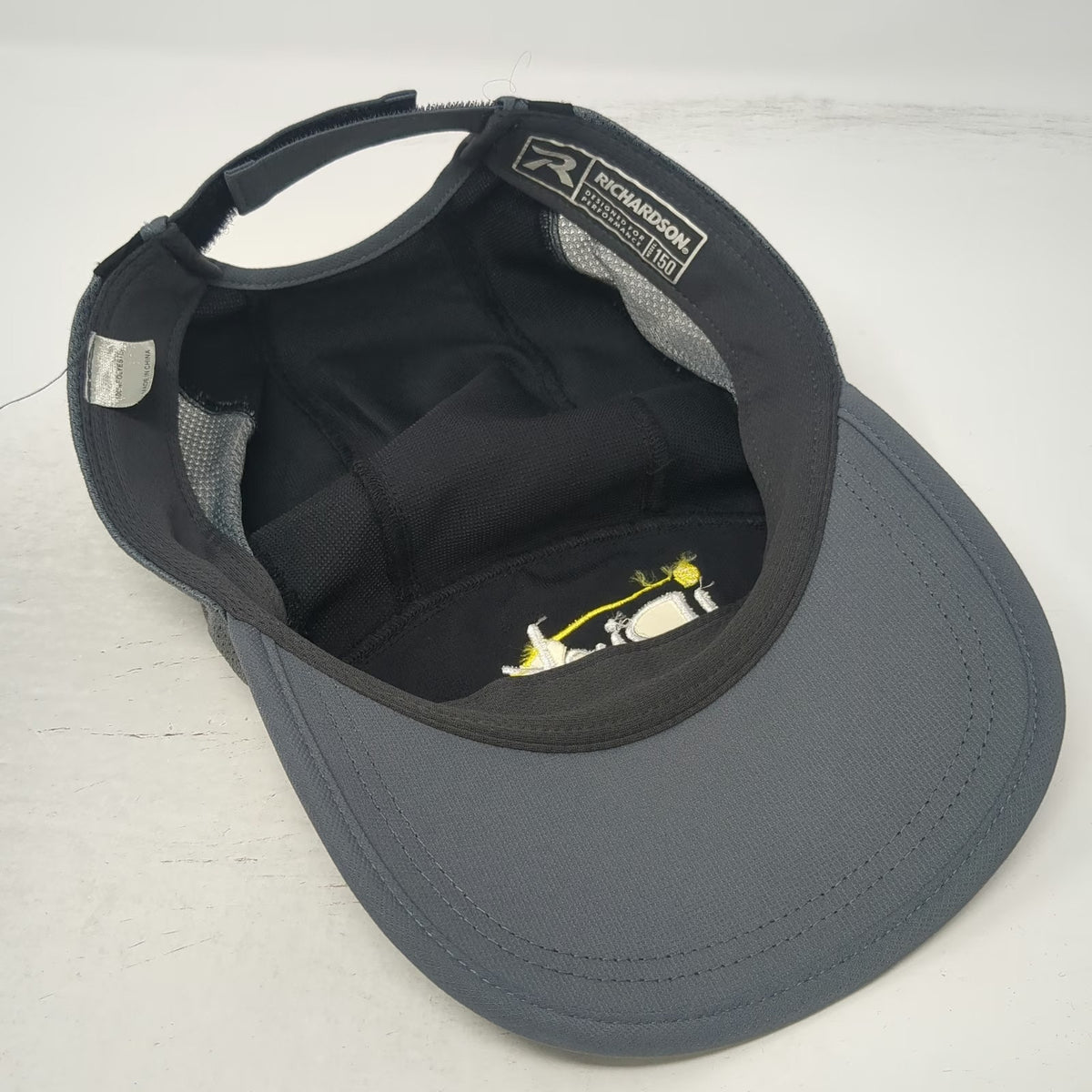 Richardson Baseball Cap Black One Size iDink Pickleball Mesh Strapback Hat