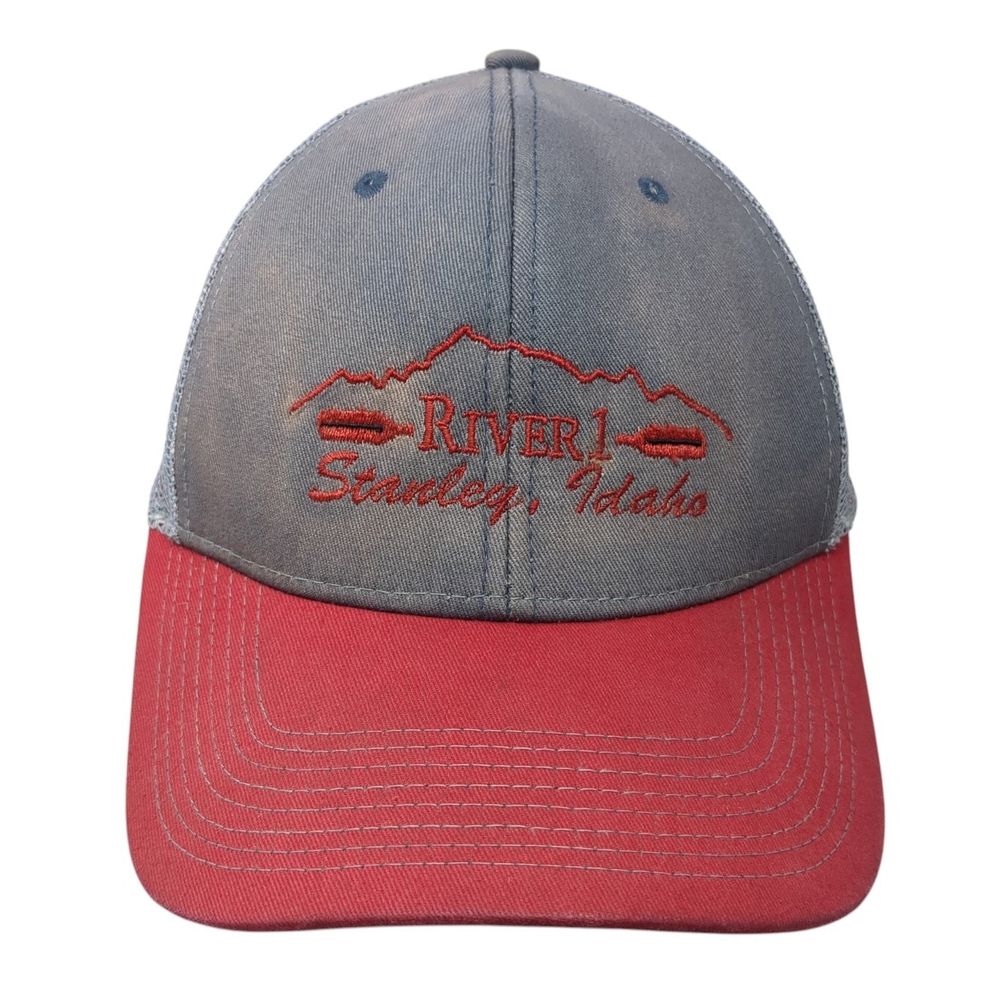 River1 Stanley Idaho Trucker Hat Multicolor OS Adjustable Mesh Back Fahrenheit