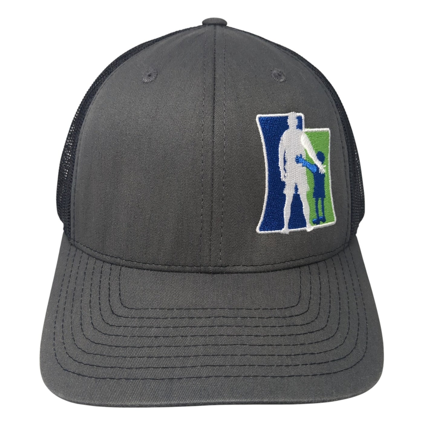 Game Changers Idaho Snapback Trucker Hat Gray One Size Mesh Back Richardson