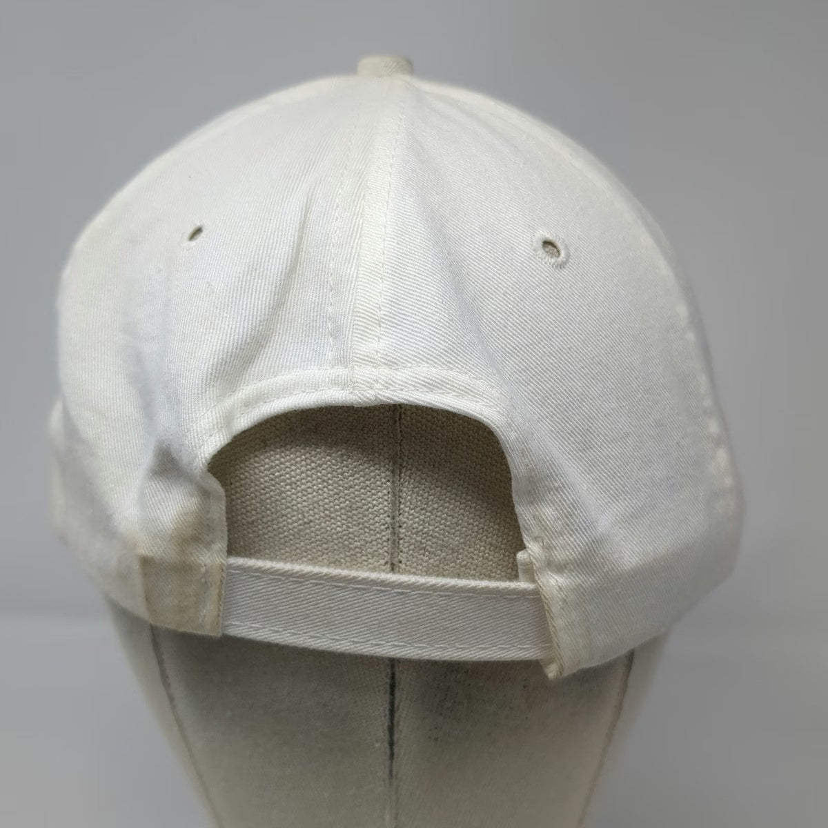Texace Baseball Cap White Gray One Size Made in USA The Links Cayman Islands Hat