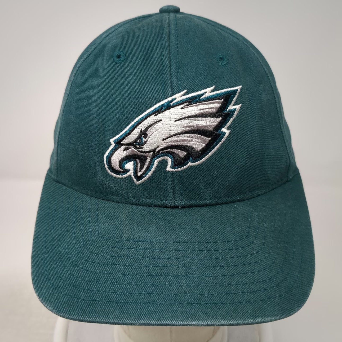Philadelphia Eagles NFL Team Apparel Green One Size Strapback Embroidered Hat