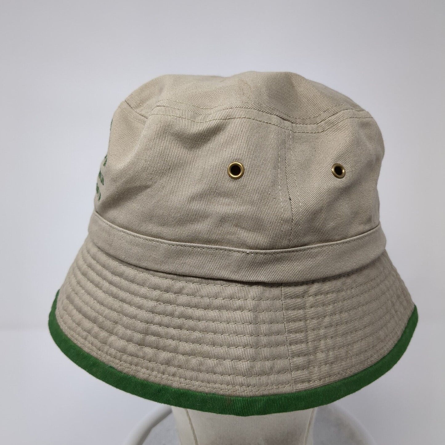 Missouri Botanical Garden Bucket Hat Tan One Size Embroidered Hit Wear