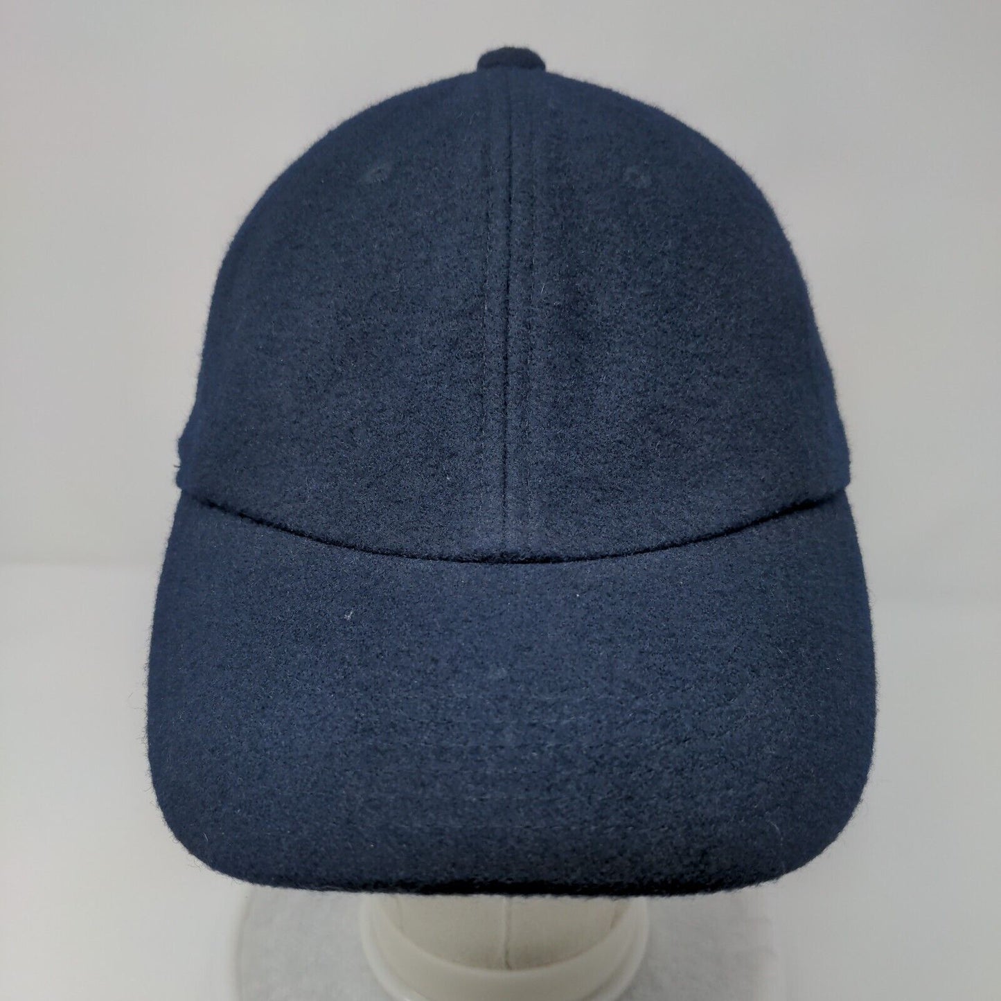 Gap Slideback Hat Blue M/L Adjustable Vented Holes 6 Panel Blank Wool Blend