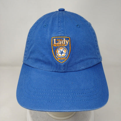 Ultra Club Strapback Hat WOHS Lady Warriors Blue Embroidered Logo