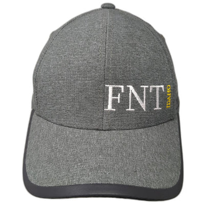 OGIO Baseball Cap Gray OSFM FNT Idaho Embroidery Strapback Heathered Logo Hat