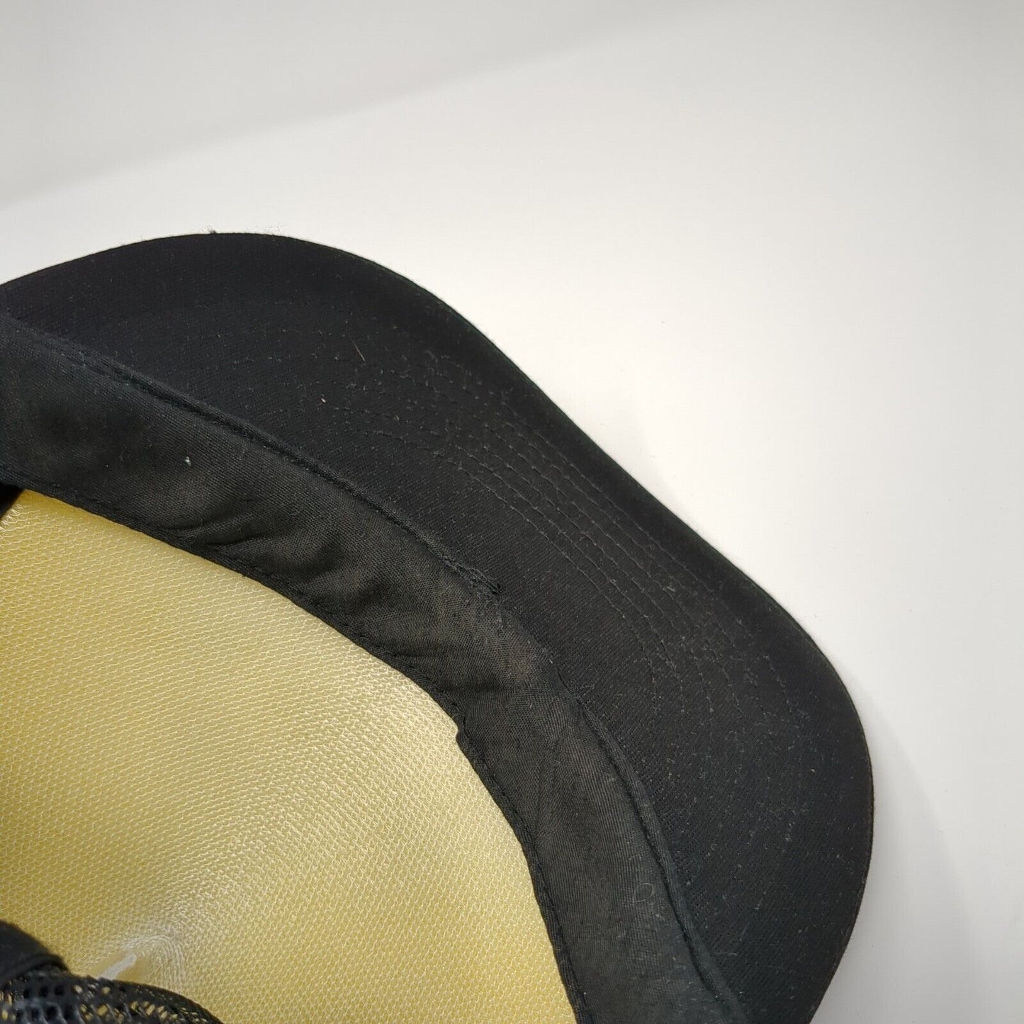 Eric May Band Snapback Rope Trucker Hat Black One Size Mesh Back Cobra