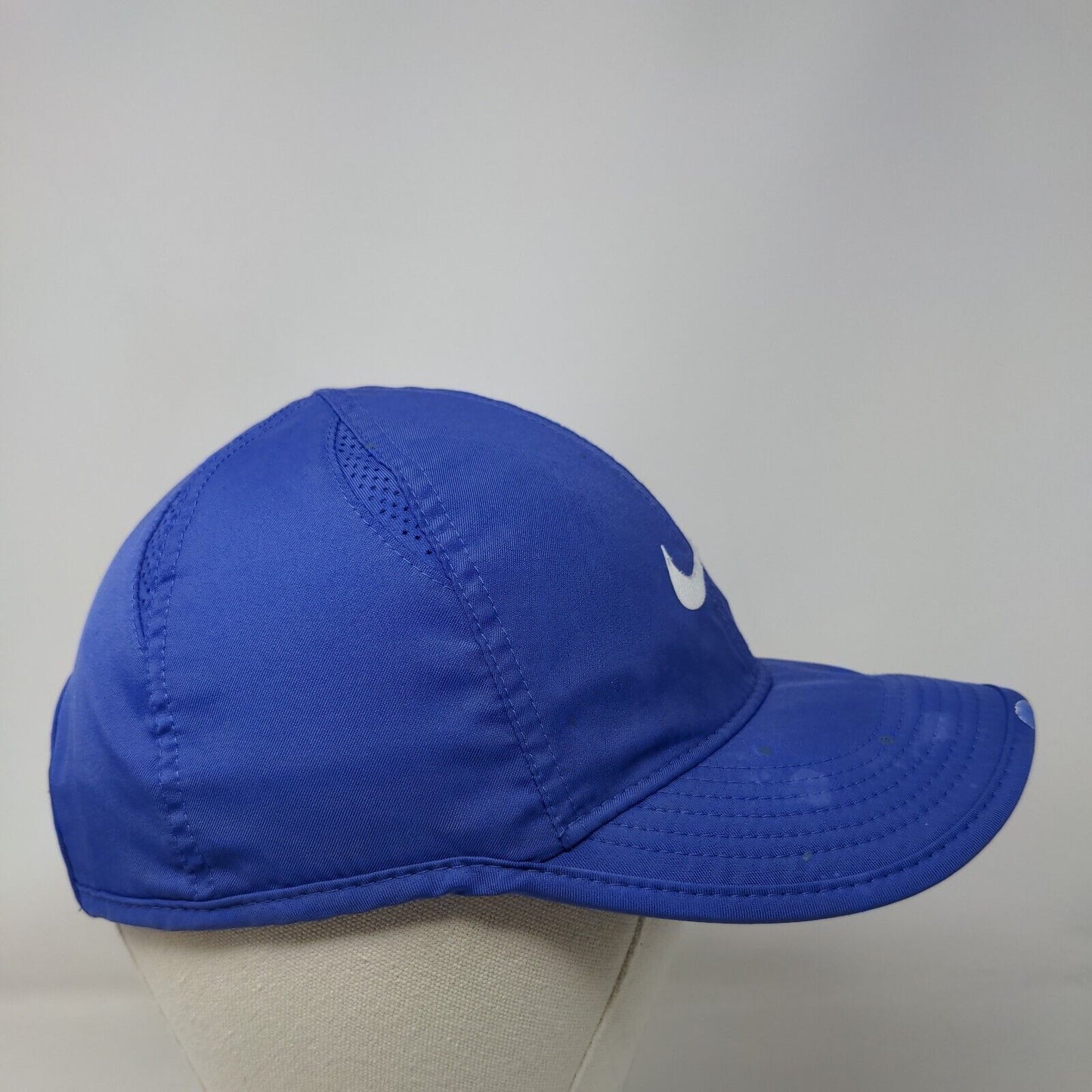 Nike Dri-Fit Strapback Hat Blue OSFM Adjustable Breathable Featherlight