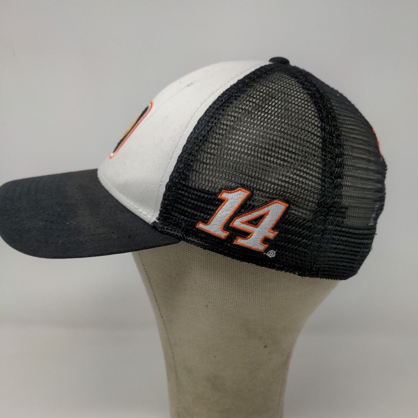 Stewart Haas Racing Men's Snapback Mesh Back Hat Black White OSFM Tony Stewart