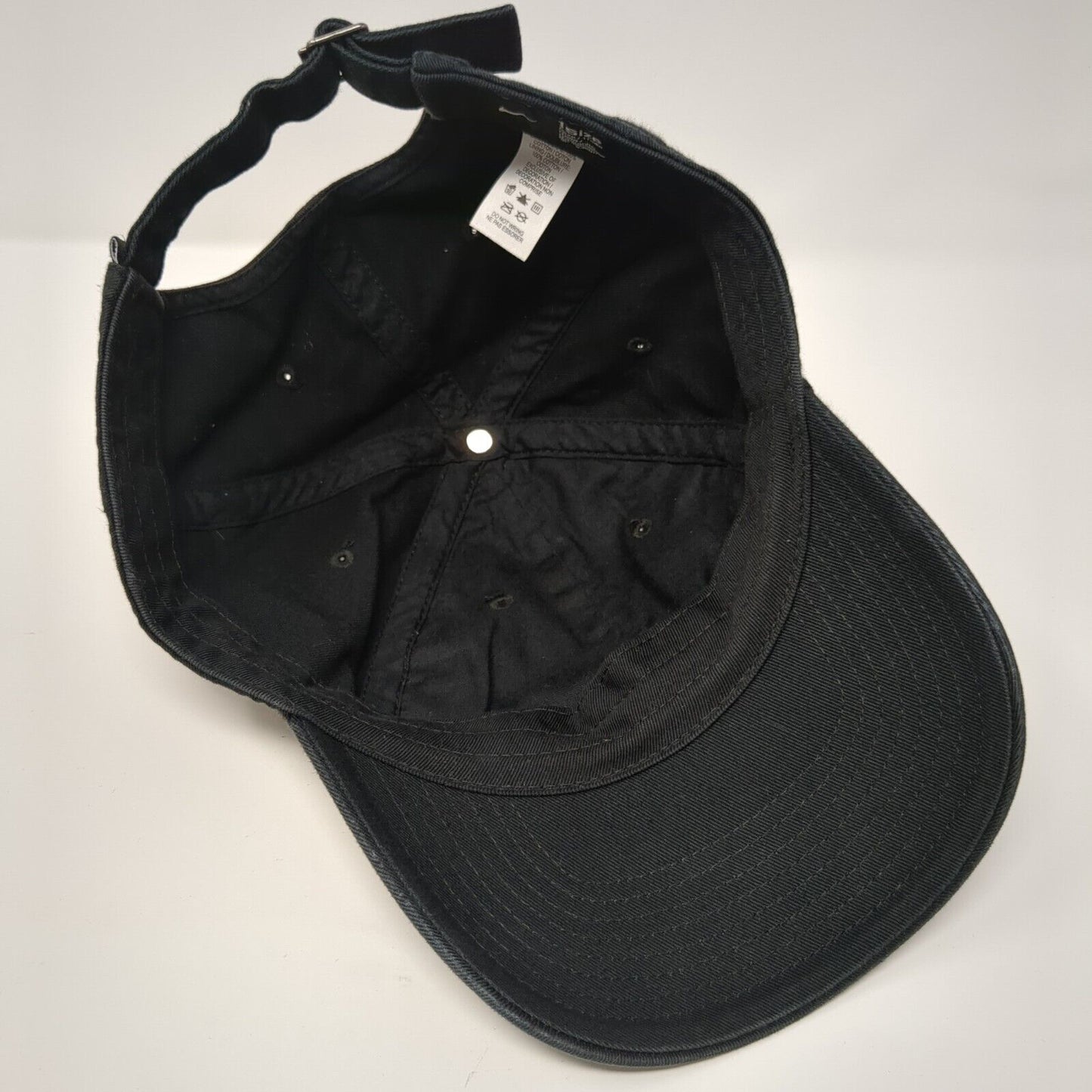Nike Swoosh Slideback Hat Black One Size Solid Embroidered Heritage86