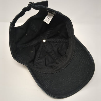Nike Swoosh Slideback Hat Black One Size Solid Embroidered Heritage86