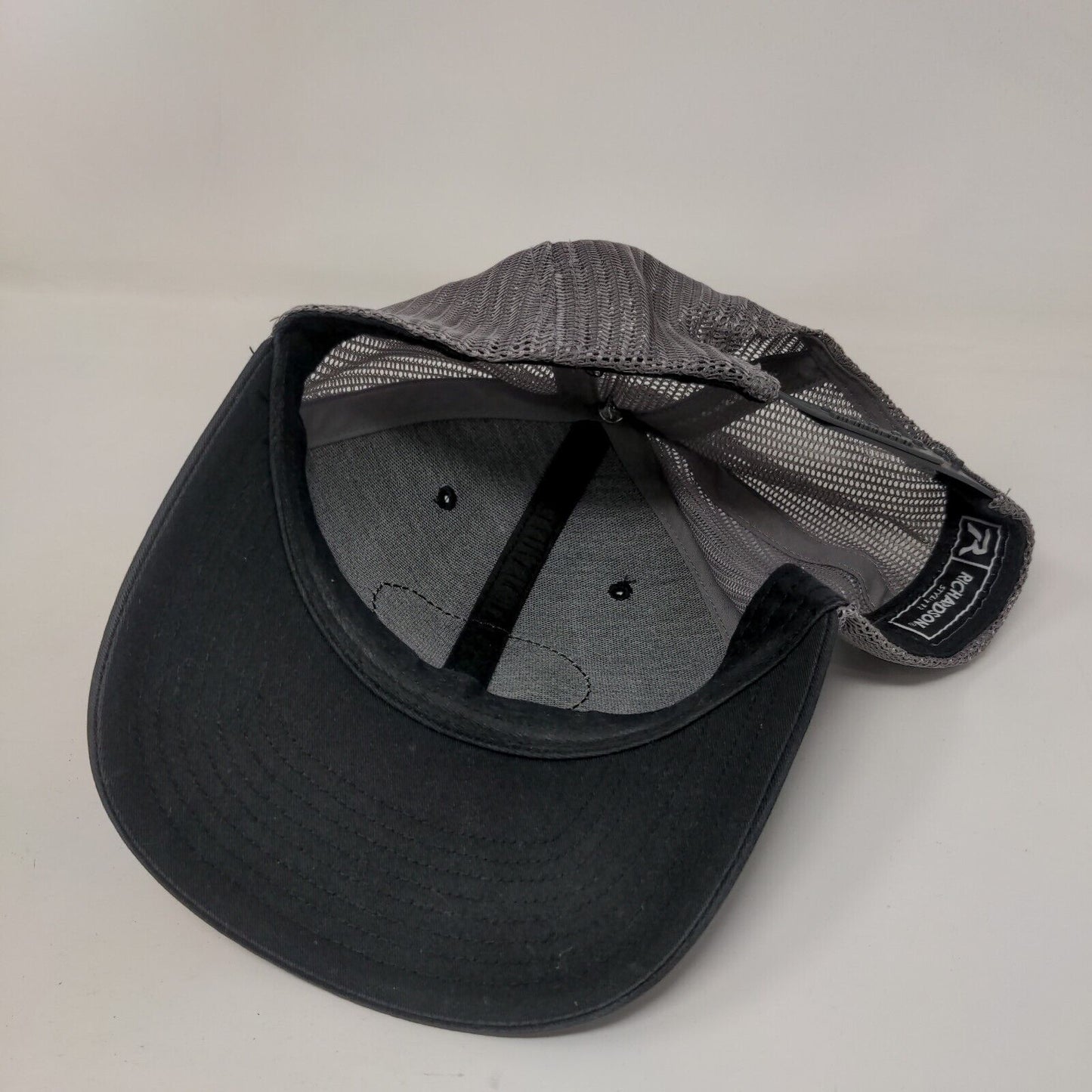 Chetola Sporting Reserve Snapback Trucker Hat Gray One Size Leather Patch