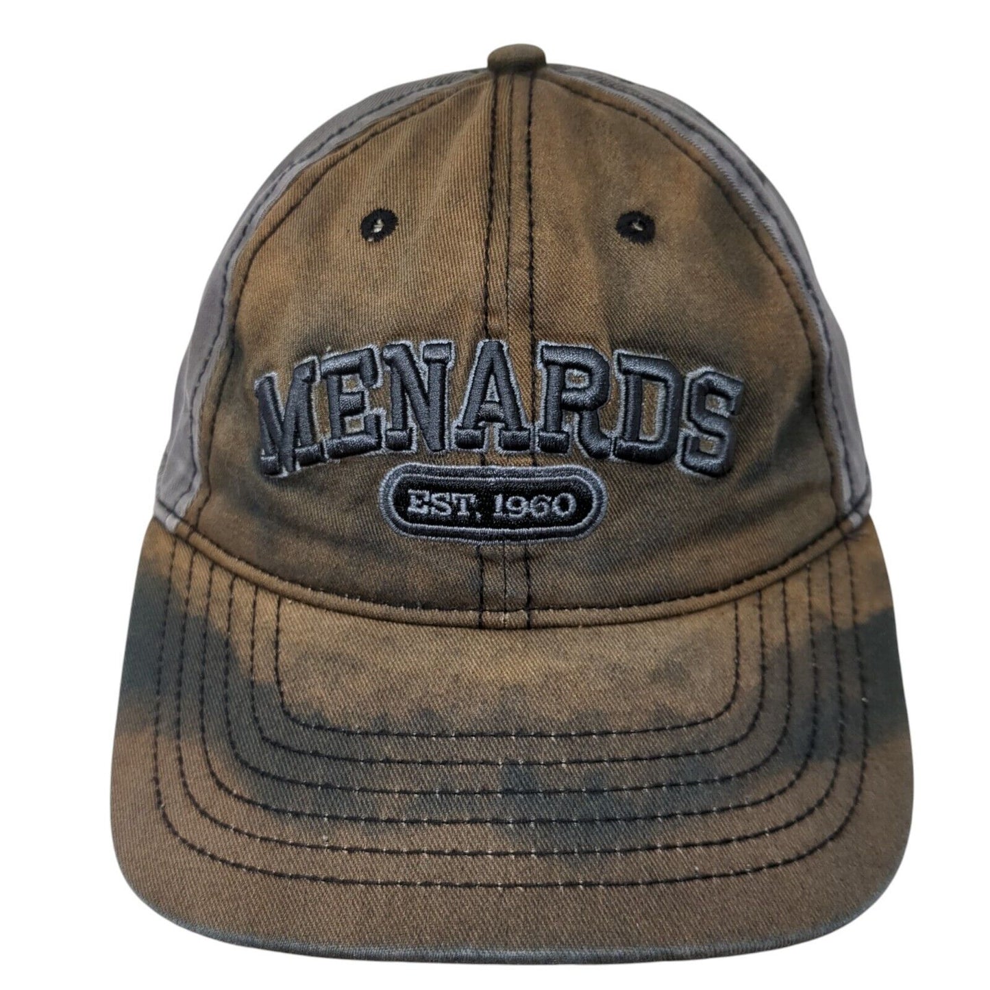 Menards Est. 1960 Strapback Hat Multicolor OS Adjustable Embroidered 6 Panel