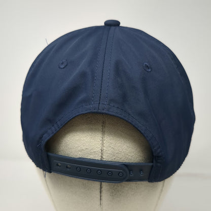 Inward Arrows Western Company 5 Panel Hat Blue OSFM Cowboy Gold Logo Snapback