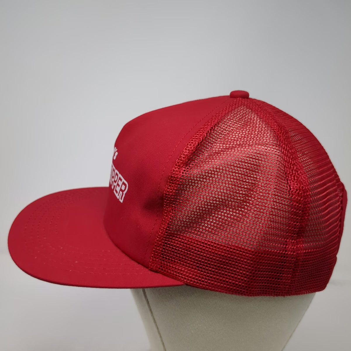 K-Products Trucker Hat Red OSFM Mesh Crysteel Triple Tipper Dump Body USA Hat