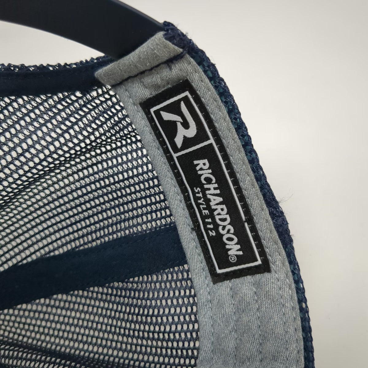 Richardson Trucker Hat Gray Blue One Size INTL FCStone Mesh Back Snapback