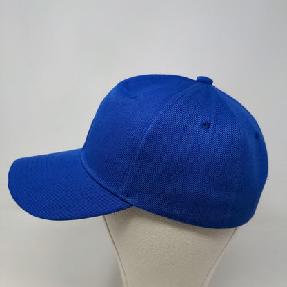 Unbranded Men's Strapback Trucker Hat Blue Adjustable 100% Acrylic