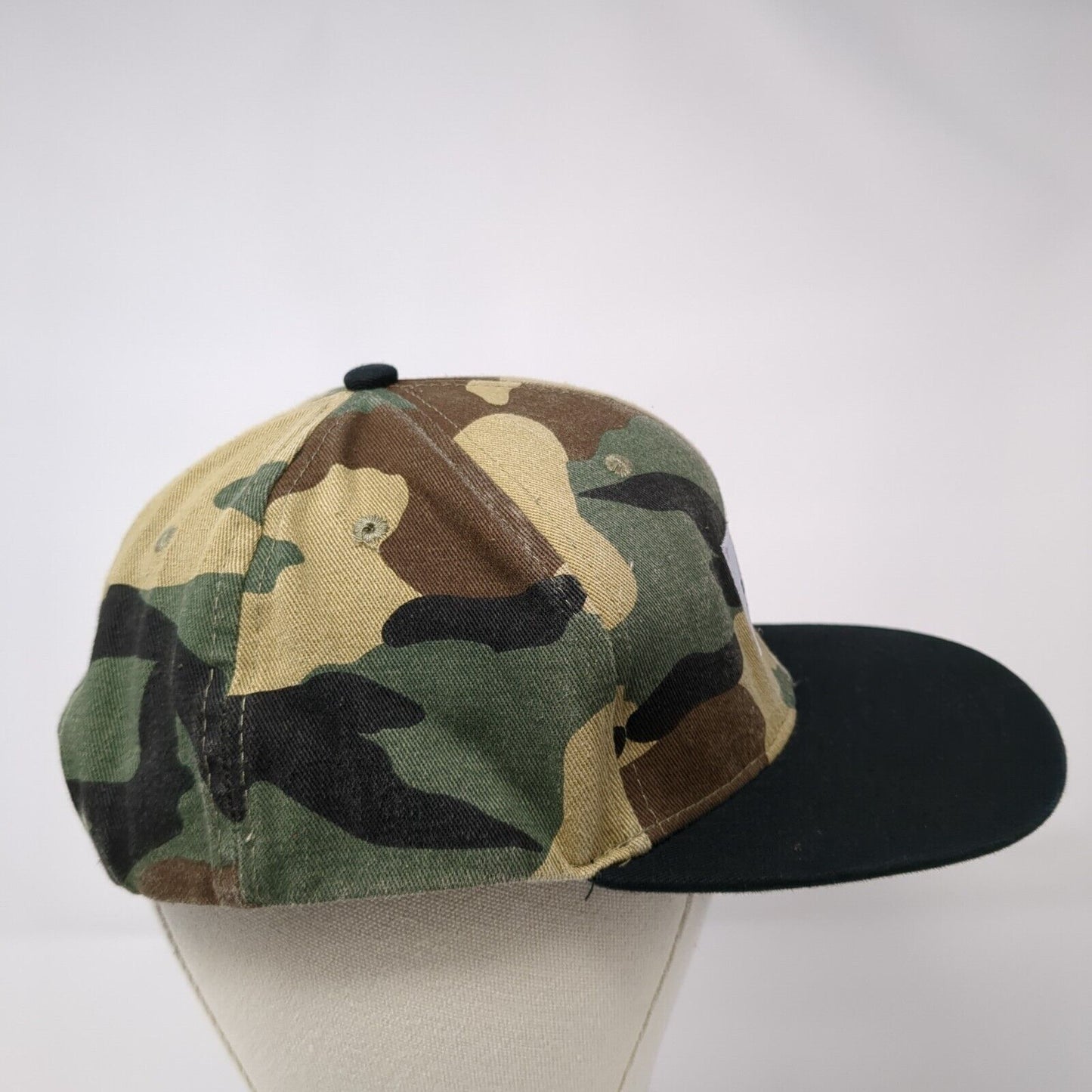 Jack & Winn Patch Snapback Hat Camouflage OSFA Adjustable 6 Panel