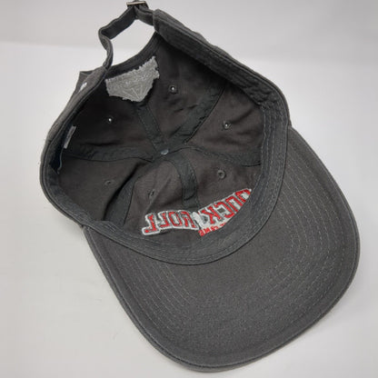 Rock And Roll Hall Of Fame Slideback Hat Gray OS Adjustable Embroidered 6 Panel