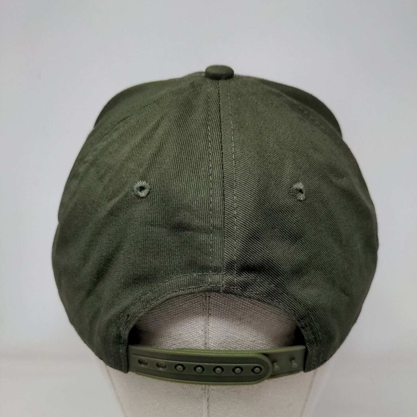 Muscle Nation Snapback Hat Green One Size Adjustable Embroidered Vented Holes