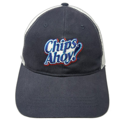 Cap America Chips Ahoy Blue One Size Trucker Hat Mesh Snapback Embroidery Food