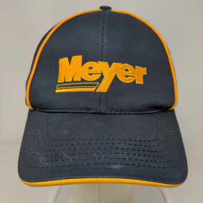 Meyer ROC Men's Strapback Hat Blue Yellow Embroidered Logo Reliable Over Time