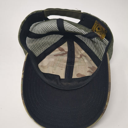 USA Flag Trucker Hat Multicolor One Size Adjustable Mesh Back Rouge American