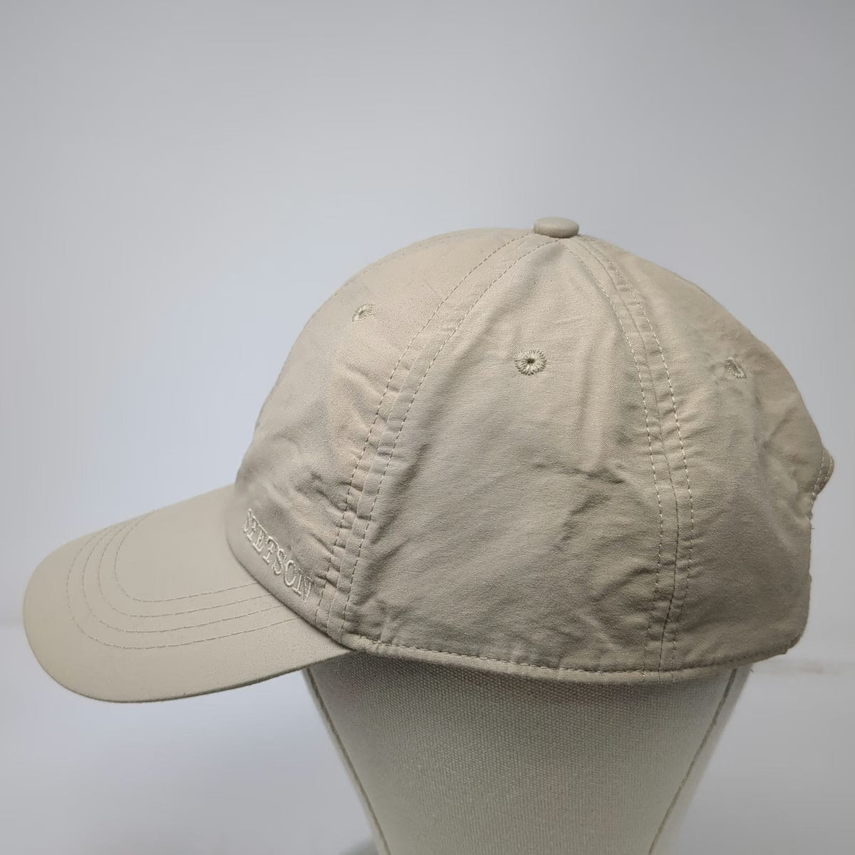 Stetson Baseball Cap Beige OSFM No Fly Zone Insect Repellent Sun Guard UPF 50