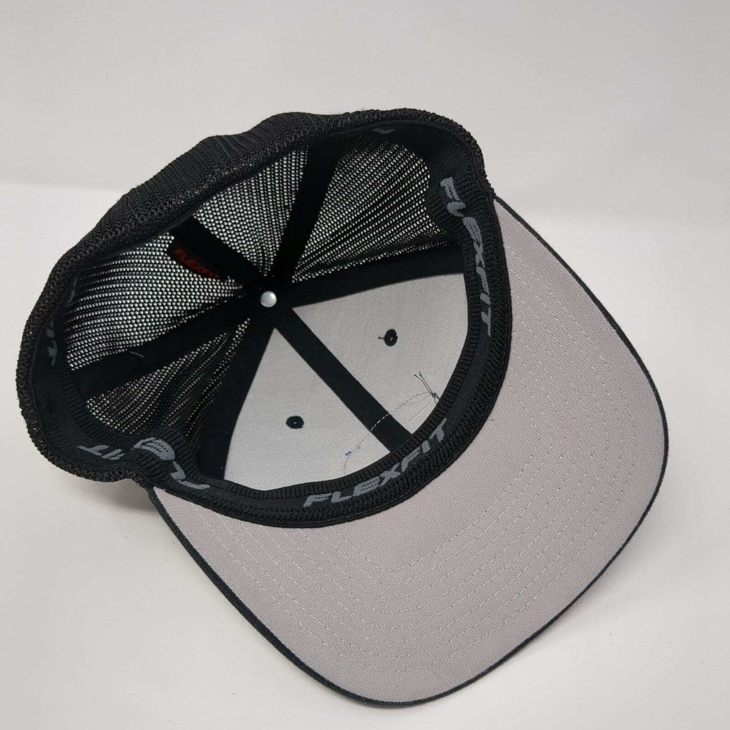 CMS Recycling Inc. Fitted Mesh Back Trucker Hat Black S/M Port Authority