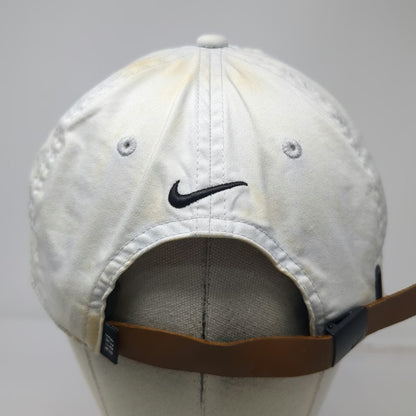 Nike Baseball Cap Gray OSFM Dri-Fit Boise Open Golf Leather Strapback Swoosh Hat