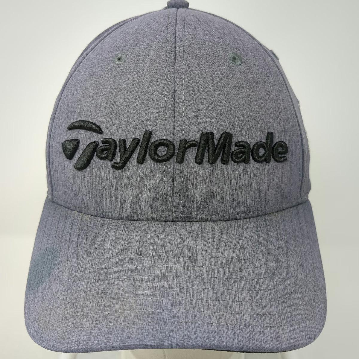 TaylorMade Baseball Cap Gray Black One Size TimberStone Golf Course Curved Hat
