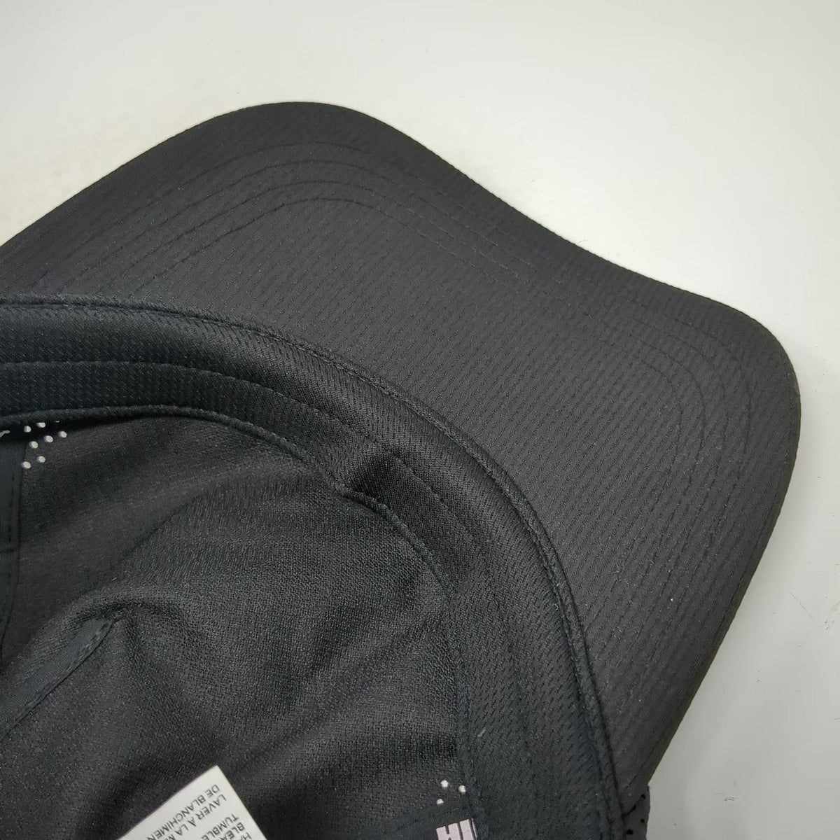 Puma 5 Panel Black One Size Strapback Perforated Mesh Performance Athletic Hat