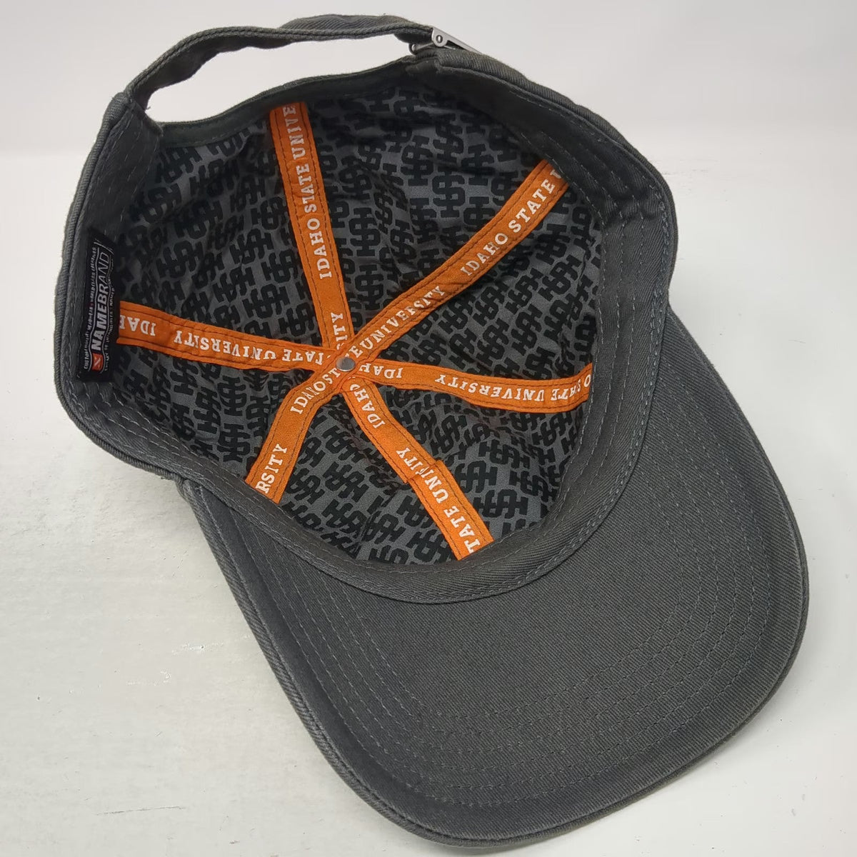 Idaho State Bengals NCAA NameBrand Cap Gray One Size Slideback Embroidered Hat