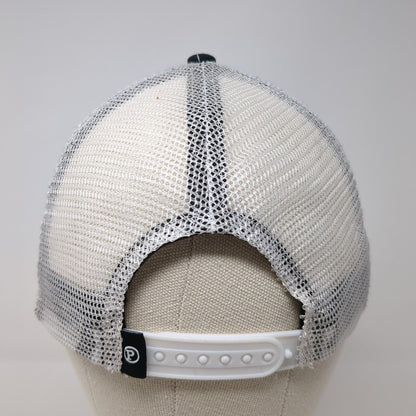 Payette Brewing Co Snapback Trucker Hat Black One Size Mesh Back