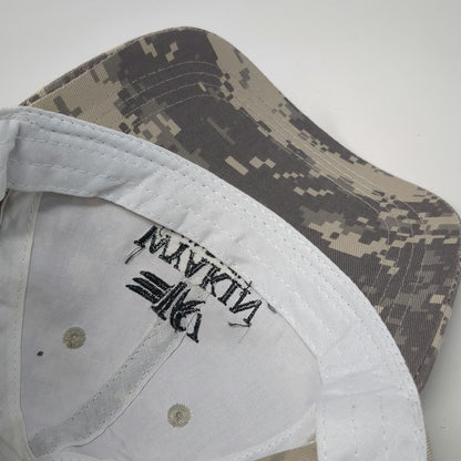 AMC Baseball Cap Gray Digital Camo Wyakin Foundation Meritor OSFM Hat 6-Panel