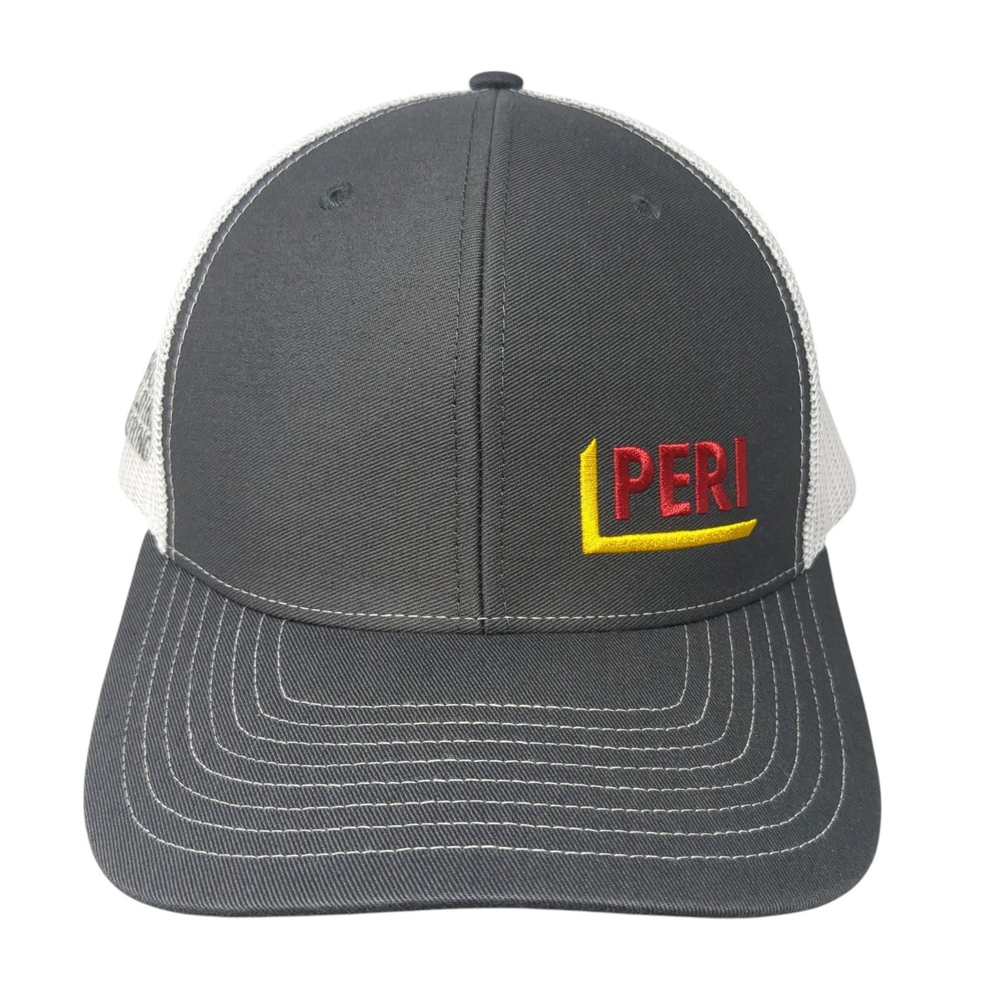 PERI Formwork Scaffolding Engineering Trucker Hat Gray One Size Mesh Back
