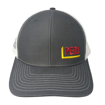 PERI Formwork Scaffolding Engineering Trucker Hat Gray One Size Mesh Back