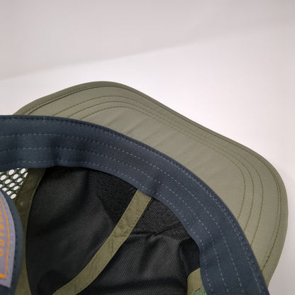 Richardson Strapback Trucker Hat Green One Size Adjustable Patch Outdoor