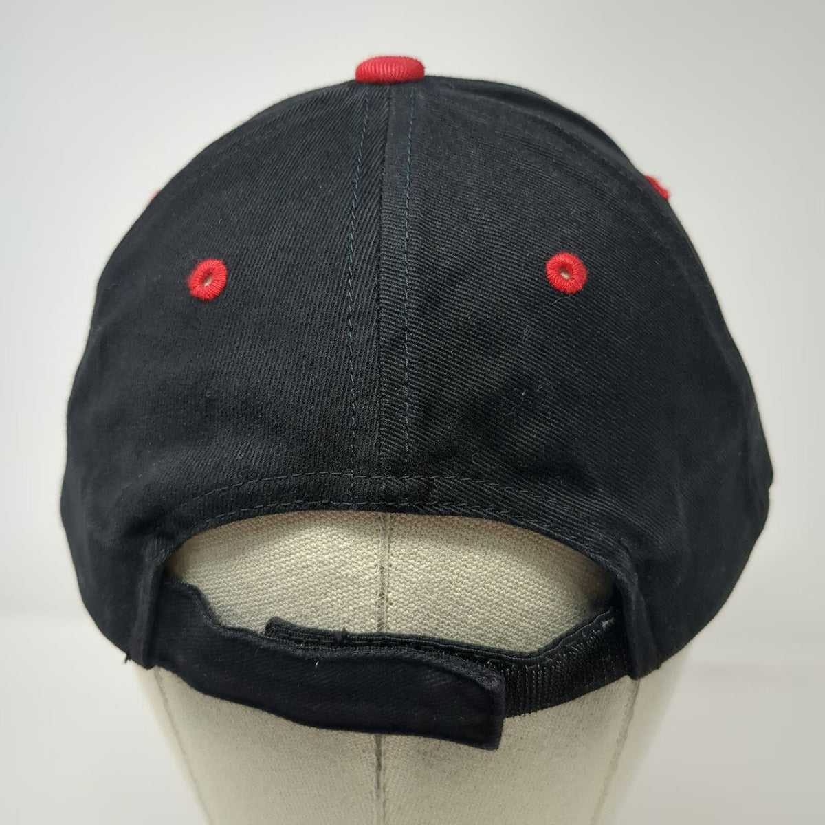 Otto Baseball Cap Black Red One Size Cotton Strapback Troop 44 Berlin CT Hat