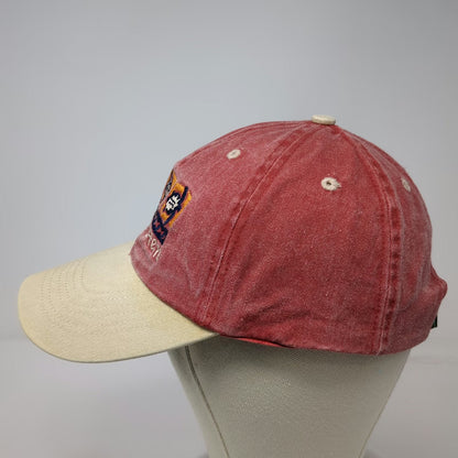 Island Activewear Baseball Cap Red One Size Hat St. Maarten Fish Turtle Lizard