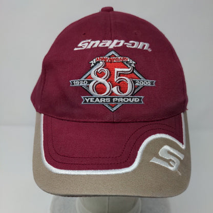 Snap-on 85 Years Proud Strapback Hat Red OSFA Embroidered Adjustable