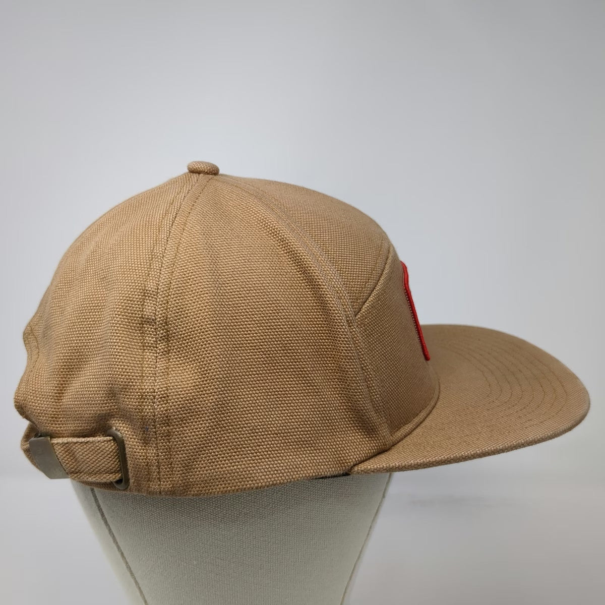 Duluth Trading Co Baseball Cap Brown L Slideback Cotton Logo Patch Hat Canvas