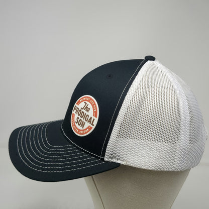 Richardson Trucker Hat Black One Size Prodigal Son Brewery Pendleton Mesh