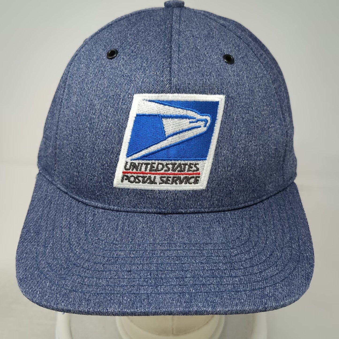 USPS United States Postal Service Snapback Blue L Made in USA Hat Vintage