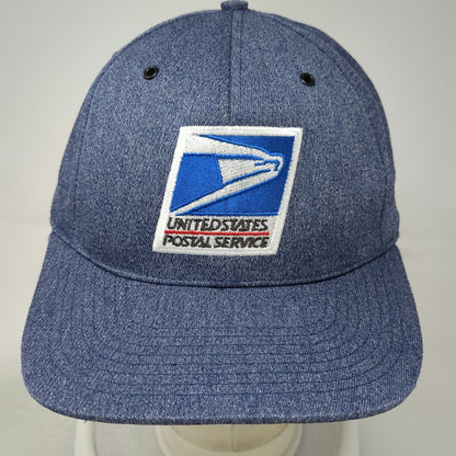 USPS United States Postal Service Snapback Blue L Made in USA Hat Vintage